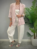 Giacca Blazer Donna manica risvolto bielastico