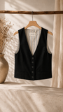 You Decide Donna Gilet Cotone Tencel