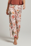 Pantalone donna palazzo  lungo a fiori