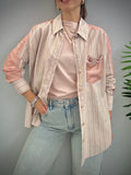 Camicia Donna riga con taschino