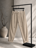 Bl11 Uomo Pantacoulisse Con Rammendi beige