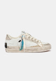 Crime london sneakers donna in pelle sk8 deluxe colore bianco
