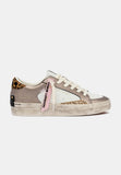 Crime london sneakers donna in pelle modello sk8 deluxe colore bianco marrone