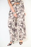 Kikisix pantalone con stampa jungle