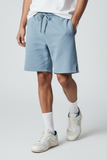 Bermuda uomo in felpa azzurro