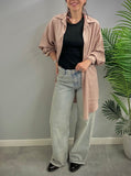 kikisix abito camicia rosa