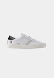 D.A.T.E sneakers uomo hill low calf white black