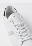 D.A.T.E sneakers uomo hill low calf white black