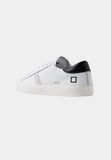 D.A.T.E sneakers uomo hill low calf white black