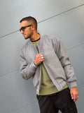 Bomber uomo lana