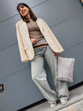 Giacca Blazer Donna monopetto poly tencel