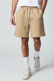 Bermuda uomo in felpa beige