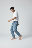 Bl11 Uomo Jeans Coulisse Rotture Campione