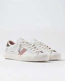 D.a.t.e. Sneakers Scarpe Donna Hill Low Calf White-platinum