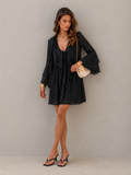 Abito Donna corto con rouches mussola leggera