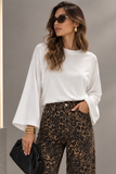 Kikisix t shirt over manica lunga bianco