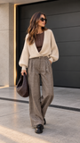 You Decide Donna Pantalone galles filo rame fondo cammello