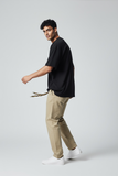 Pantalone uomo con coulisse laccio a fantasia in vita