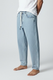 Bl11 Uomo Jeans Coulisse denim chiaro
