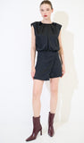 Kikisix tuta donna corta in raso nero