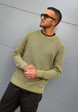 Bl11 girocollo uomo verde