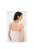 Kxab1316Bei kikisix abito donna sottoveste in satin beige