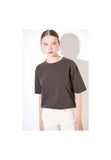 KXTS1465FMC kikisix t-shirt donna moro