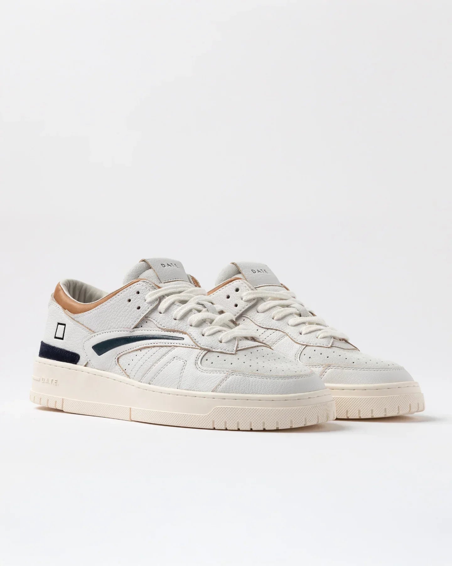D.a.t.e. Sneakers Scarpe Uomo Torneo Colored White-blue