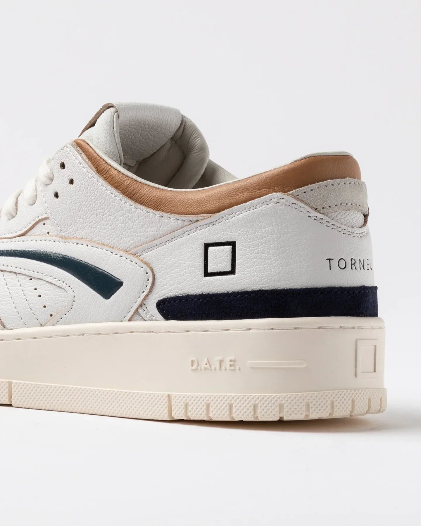 D.a.t.e. Sneakers Scarpe Uomo Torneo Colored White-blue