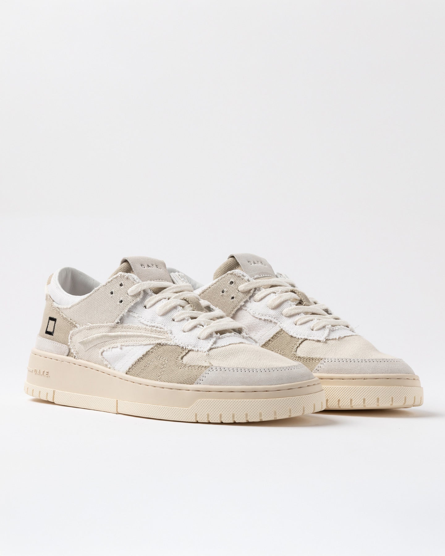 D.a.t.e. Sneakers Scarpe Uomo Torneo Fringed Natural