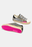 Crime london sneakers donna in pelle distressed colore multicolor