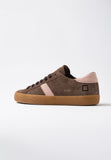 D.A.T.E sneakers donna hill low suede taupe