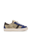 DATE SNEAKERS DONNA VAMP LAMINATED ORO BLU - Shopaland