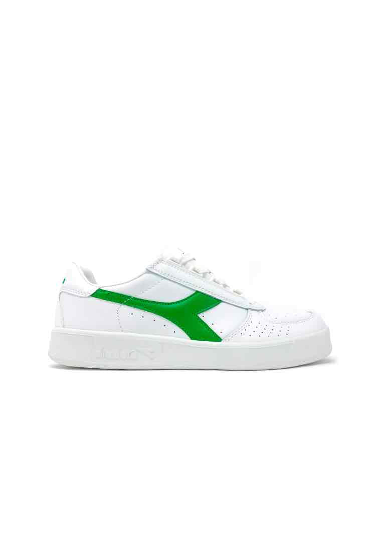DIADORA ELITE SCARPE SPORTIVE BIANCHE LOGO VERDE – Shopaland