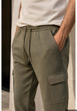 Imperial Imperial uomo pantaloni militare p89793d505 40 e 282, modello P89793D505-40,282, colore militare, dettaglio prodotto — Immagine parzialmente generata o modificata con AI