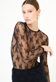 Kikisix body donna in pizzo nero