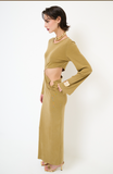 KXAB1525 oli kikisix abito donna lungo cutcout col olio