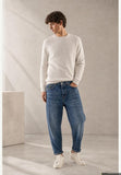 Pont Pont uomo jeans yellowstone cropped scuro sporcato mud, modello YELLOWSTONE-RATM12, colore SCURO SPORCATO MUD, idea look — Immagine parzialmente generata o modificata con AI