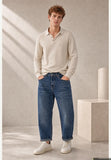 Pont Pont uomo jeans yellowstone cropped scuro sporcato mud, modello YELLOWSTONE-RATM12, colore SCURO SPORCATO MUD, immagine principale — Immagine parzialmente generata o modificata con AI