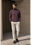 Seinse Seinse Uomo Lupetto MI3483SS melanzana, modello MI3483SS, colore MELANZANA, idea look — Immagine parzialmente generata o modificata con AI