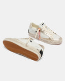 Crime london sneakers donna in pelle sk8 deluxe colore bianco