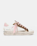 Crime london sneakers donna in pelle modello sk8 deluxe colore bianco