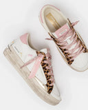 Crime london sneakers donna in pelle modello sk8 deluxe colore bianco