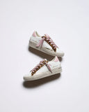 Crime london sneakers donna in pelle modello sk8 deluxe colore bianco