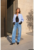 You Decide You Decide Donna Camicia riga regimental 55 vi 30 tencel 15 ny azzurro, modello C11244\095, colore AZZURRO, idea look — Immagine parzialmente generata o modificata con AI