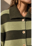 You Decide You Decide Donna Maglia cardigan 75 pc 10 wo 10 vi 5 wp militare, modello CMF086\089, colore MILITARE, dettaglio prodotto — Immagine parzialmente generata o modificata con AI