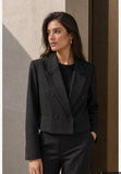 You Decide You Decide Donna Giacca cropped galles 69 pl 29 vi 2 ea nero, modello J11123\001, colore NERO, immagine principale — Immagine parzialmente generata o modificata con AI