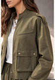 You Decide You Decide Donna Giacca tasconi 46 vi 40 ny 14 pl oliva, modello J11142\063, colore OLIVA, dettaglio prodotto — Immagine parzialmente generata o modificata con AI