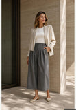 You Decide You Decide Donna Gonna pantalone galles 69 pl 29 vi 2 ea nero, modello P11124\001, colore NERO, idea look — Immagine parzialmente generata o modificata con AI