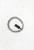 Irregular sea wedges maxi full bracelet silver 925 SP93